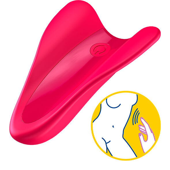 SATISFYER - High Fly Fingervibrator Fuchsia