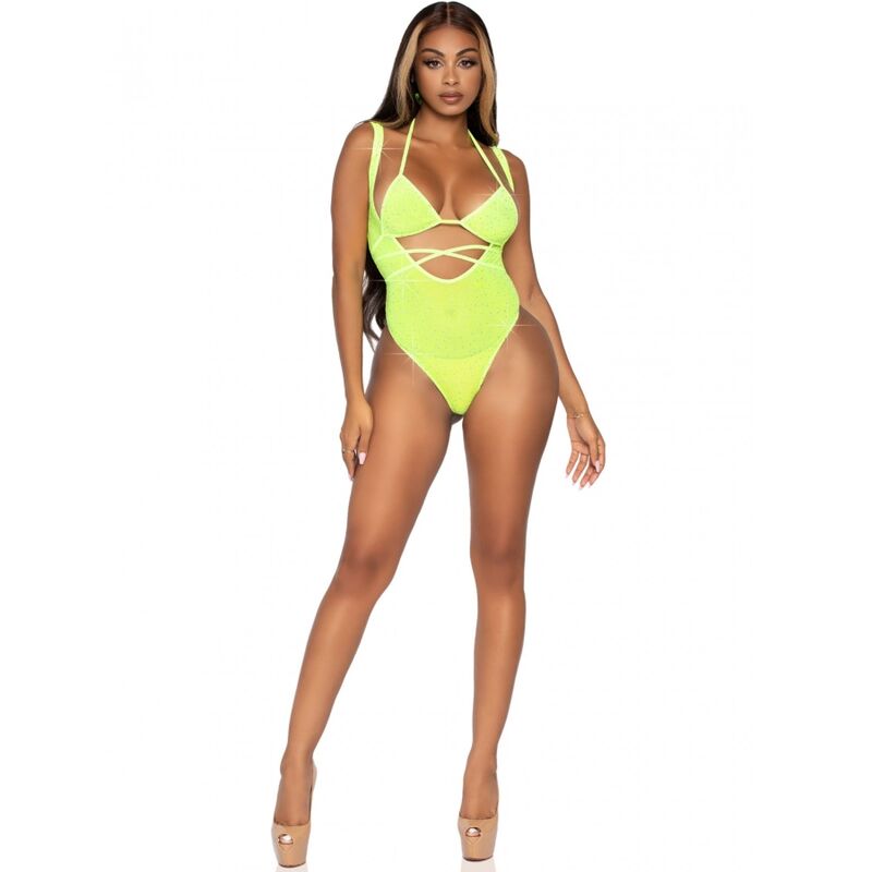 LEG AVENUE – Bikini-Top und Body (One Size / Einheitsgröße)