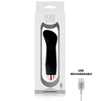 DOLCE VITA - Wiederaufladbarer Vibrator One Schwarz, 7 Geschwindigkeiten