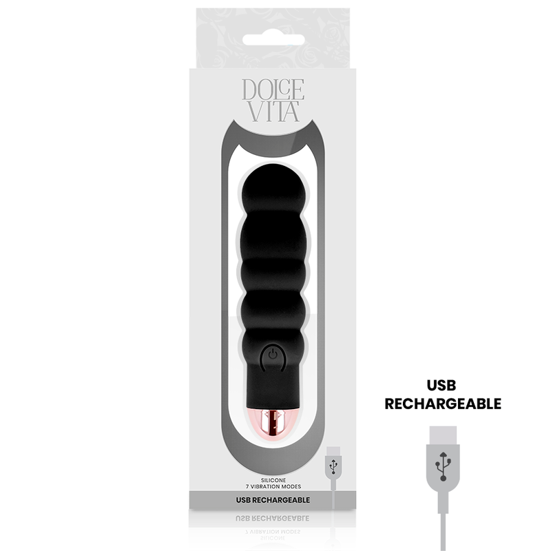 DOLCE VITA - Five wiederaufladbarer Vibrator Rosa, 7 Geschwindigkeiten