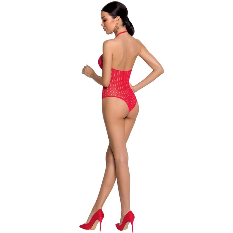 PASSION – Woman BS088 Bodystocking Weiß One Size