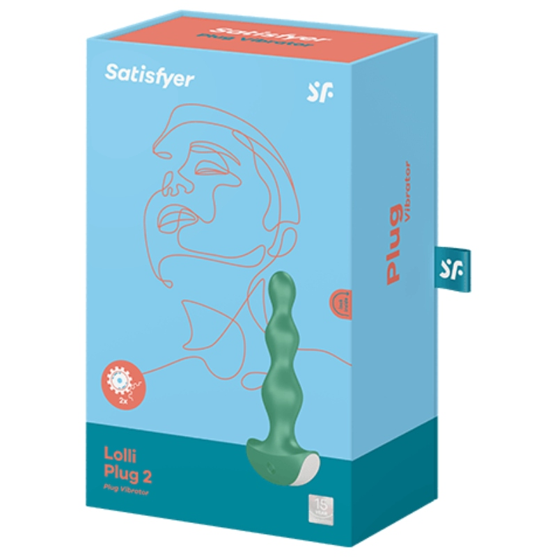 SATISFYER - LOLLI PLUG 2 VIBRATOR GRAU
