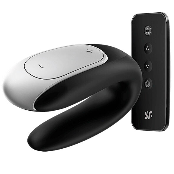 SATISFYER - Double Fun Partner Vibrator Schwarz