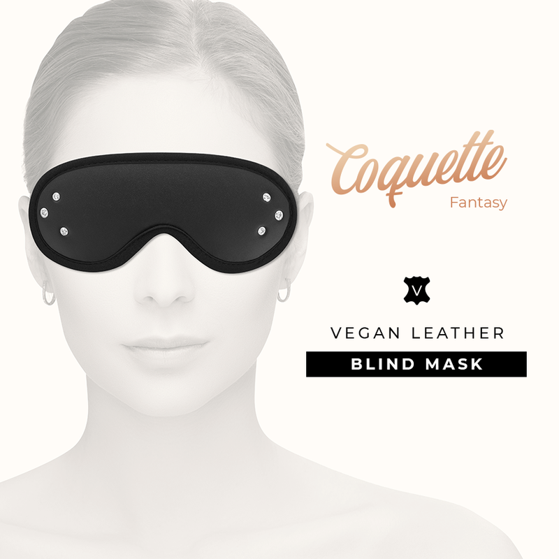 COQUETTE CHIC DESIRE – Fantasy Kunstleder Maske mit Neoprenfutter