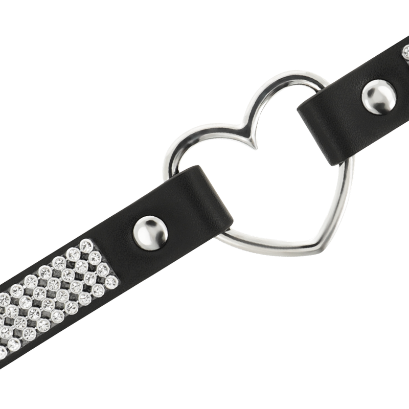 COQUETTE CHIC DESIRE – Halsband aus Kunstleder mit Herz