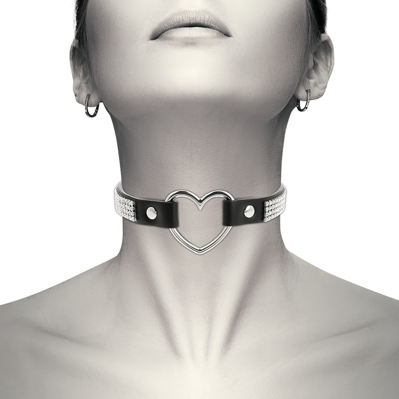 COQUETTE CHIC DESIRE – Halsband aus Kunstleder mit Herz