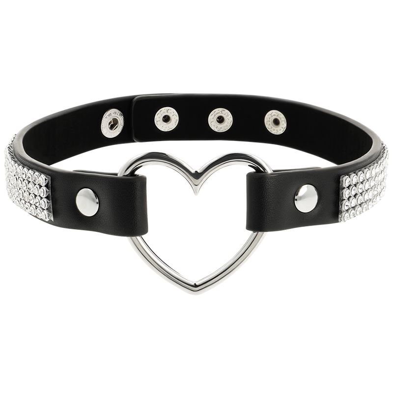 COQUETTE CHIC DESIRE – Halsband aus Kunstleder mit Herz
