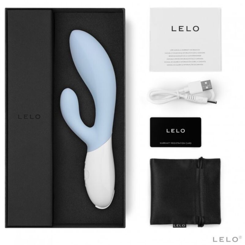 LELO - Ina 3 Luxury Rabbit-Vibrator Celeste