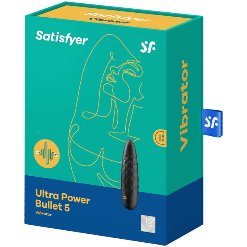 SATISFYER - Ultra Power Bullet 5 Schwarz