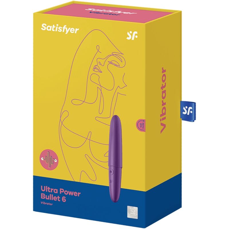 SATISFYER - Ultra Power Bullet 6 Lila