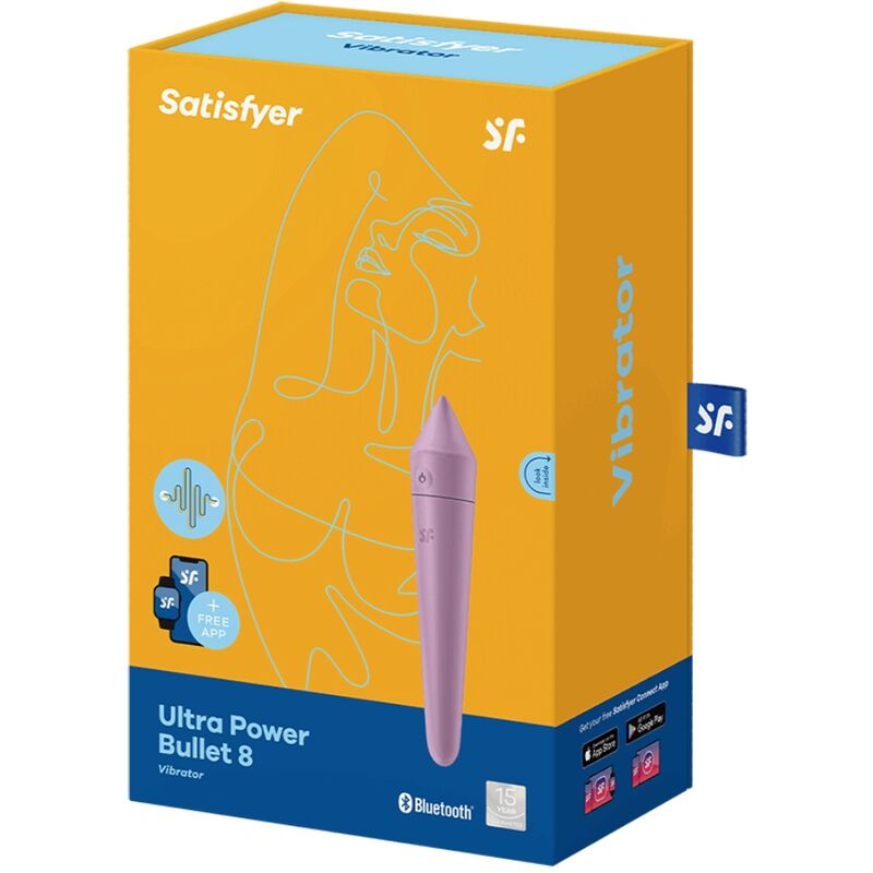 SATISFYER - Ultra Power Bullet 8 Lila leistungsstark