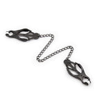 OHMAMA FETISH - OHMAMA FETISH – Japanische Nippelklammern mit schwarzer Kette NIPPELKlammern MIT SCHWARZER KETTE