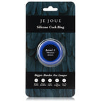 JE JOUE - BLAUER SILIKONRING - MINIMALE STRANGULATION
