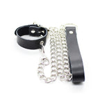 OHMAMA FETISH – Peniskette und Lederarmband mit Metallkette