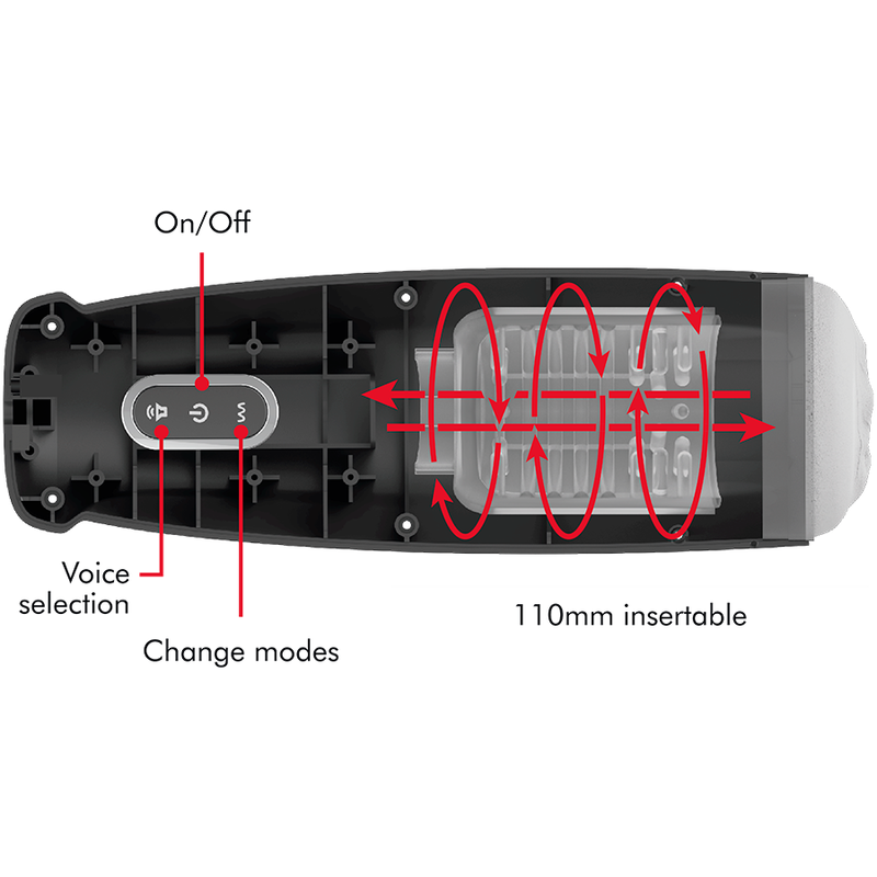 JAMYJOB - Tornado 360 Rotate Tech Stroker