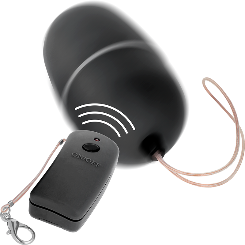 ONLINE - Vibrationsei mit Fernbedienung Schwarz
