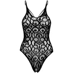 LEG AVENUE – Seamless Scroll Lace Body