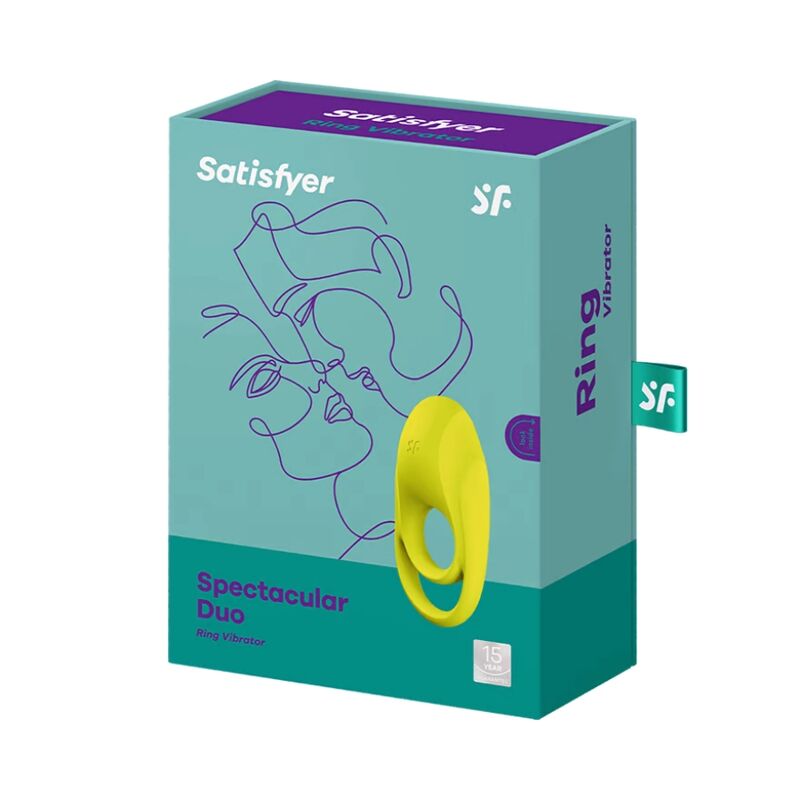 SATISFYER - Spectacular Duo Ringvibrator Gelb