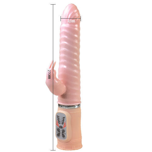 BAILE - Heat Fire Bunny Rabbit-Vibrator mit Temperaturfunktion, 10 Modi