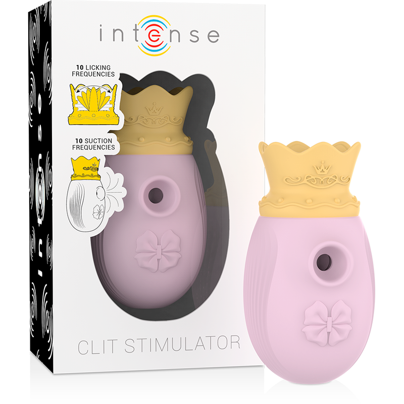 INTENSE - Clit Stimulator mit 10 Leck- und Saugfrequenzen Pink