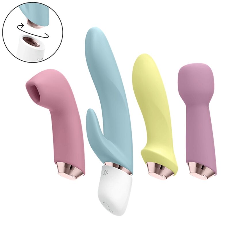 SATISFYER - Marvelous Four Vibrator und Air Pulse Stimulator