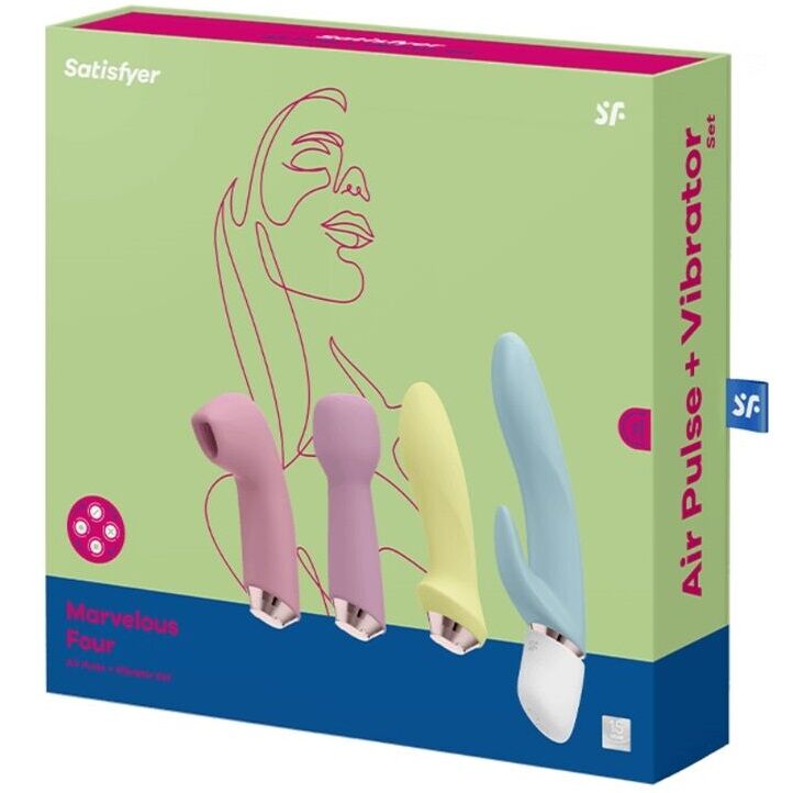 SATISFYER - Marvelous Four Vibrator und Air Pulse Stimulator