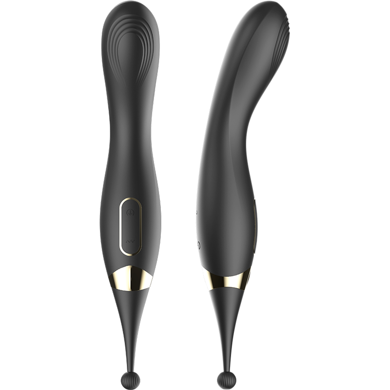 IBIZA - Klitorisstimulator mit austauschbarem Aufsatz und pulsierendem G-Punkt-Vibrator
