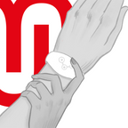 WATCHME - WIRELESS-TECHNOLOGIE-UHR WEISS