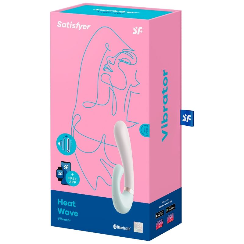 SATISFYER - Heat Wave Vibrator mit App Weiß