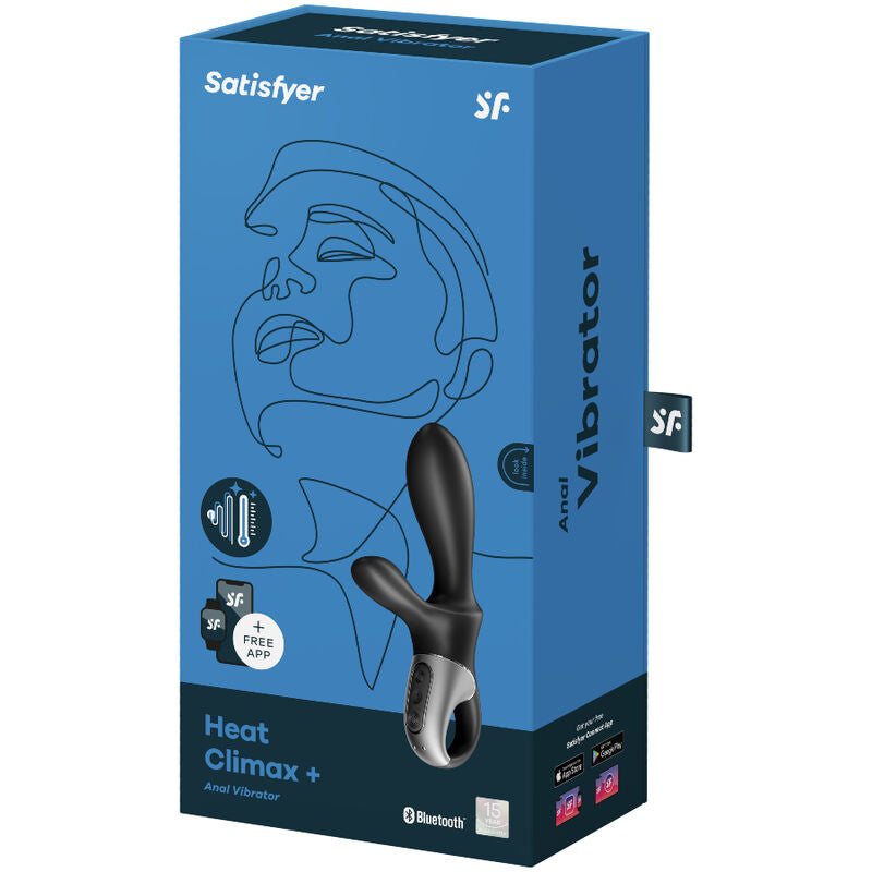 SATISFYER - Heat Climax+ Analvibrator App Schwarz