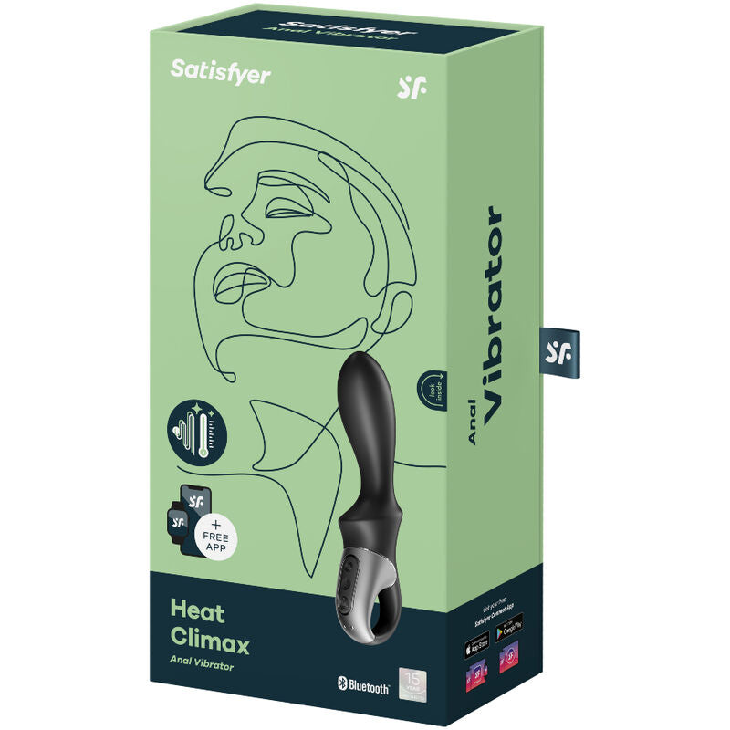 SATISFYER - Heat Climax Analvibrator mit App Schwarz