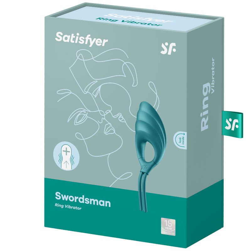 SATISFYER - Swordsman Ringvibrator Blau