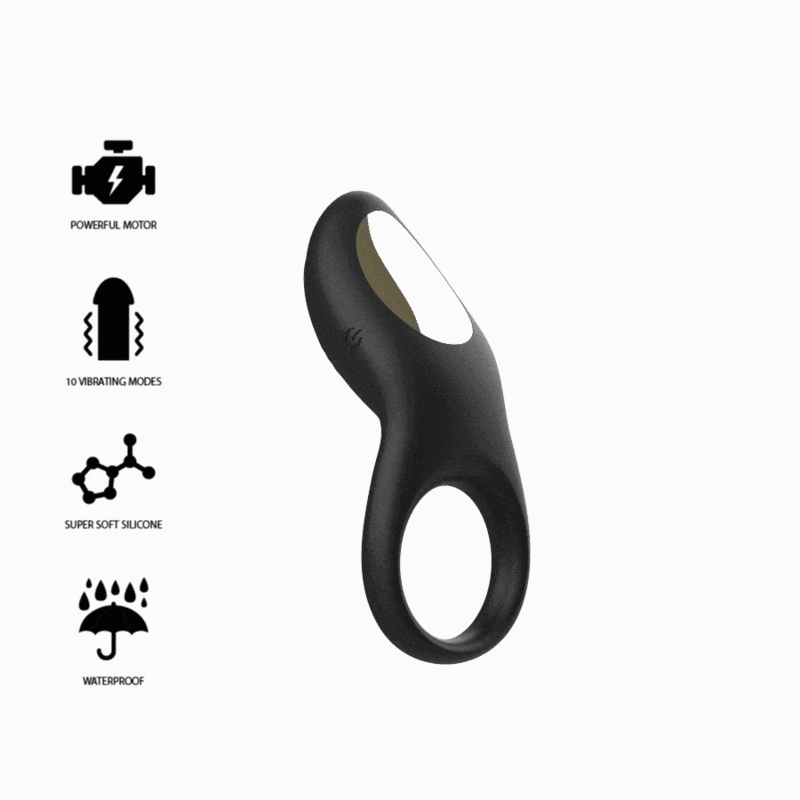 IBIZA - Vollkontakt-Vibrationsring mit Fernbedienung