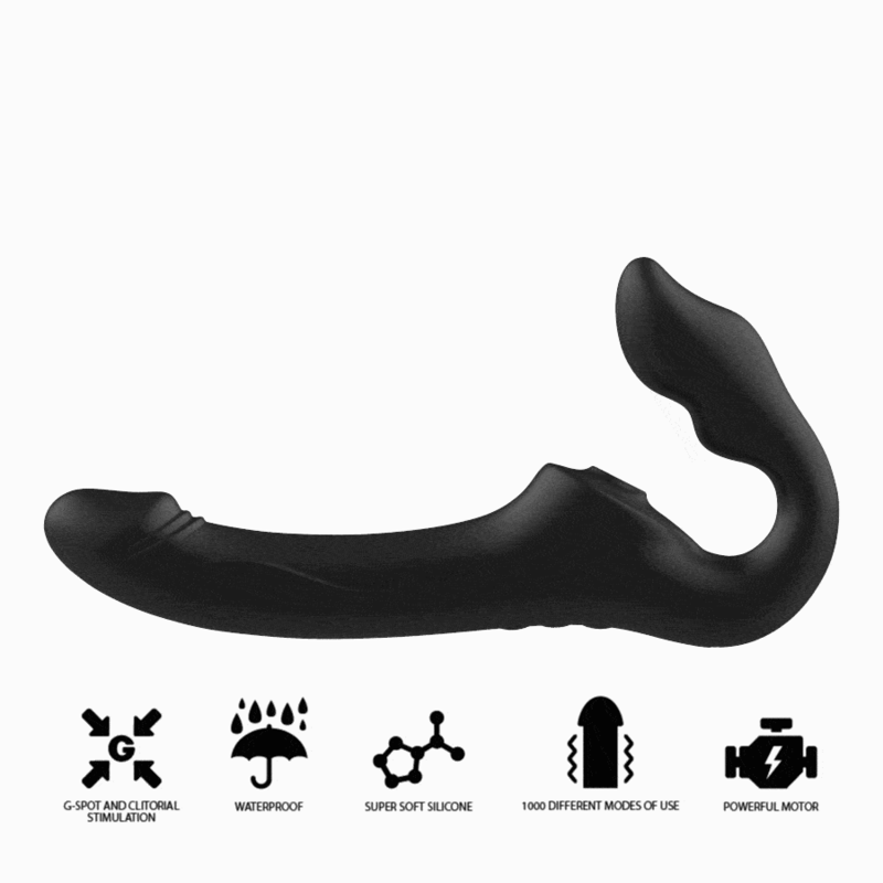 IBIZA - Trägerloser Vibrator mit Fernbedienung, 3 Motoren und 1.000 Vibrationskombinationen