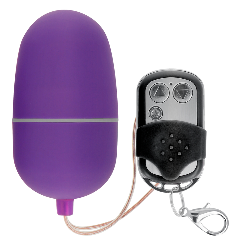 ONLINE - Vibrationsei Größe M mit Fernbedienung Lila