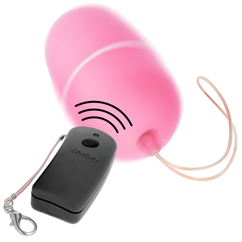ONLINE - Vibrationsei mit Fernbedienung Rosa