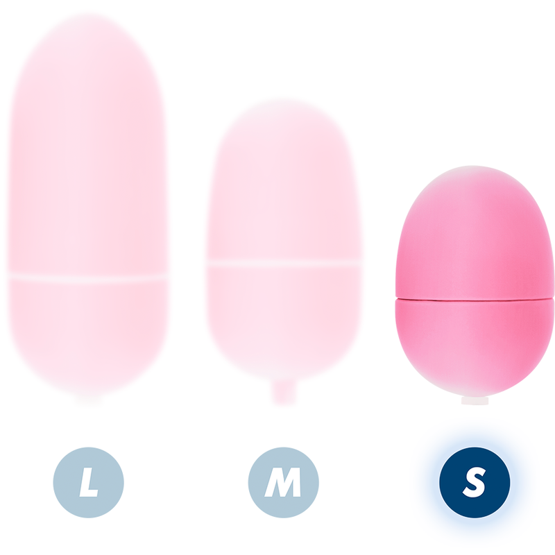 ONLINE - Vibrationsei Größe S mit Fernbedienung Rosa