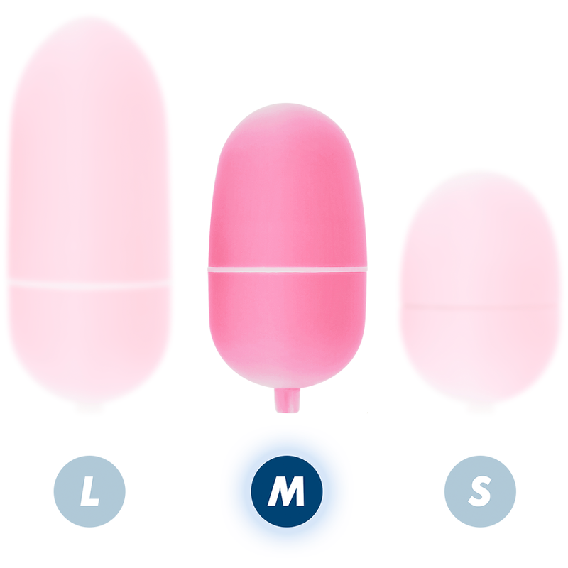 ONLINE - Vibrationsei Größe M mit Fernbedienung Rosa