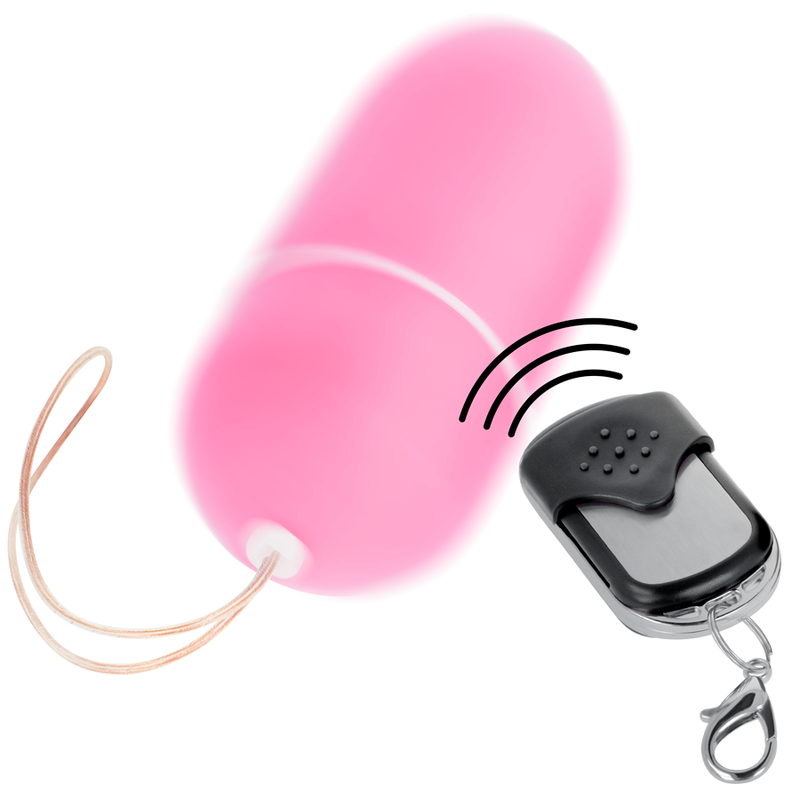ONLINE - Vibrationsei Größe L mit Fernbedienung Rosa
