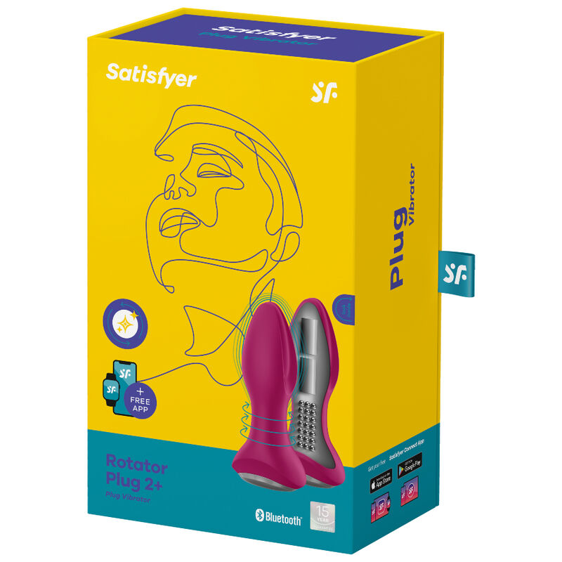SATISFYER - Rotator Plug 2+ vibrierender Plug App