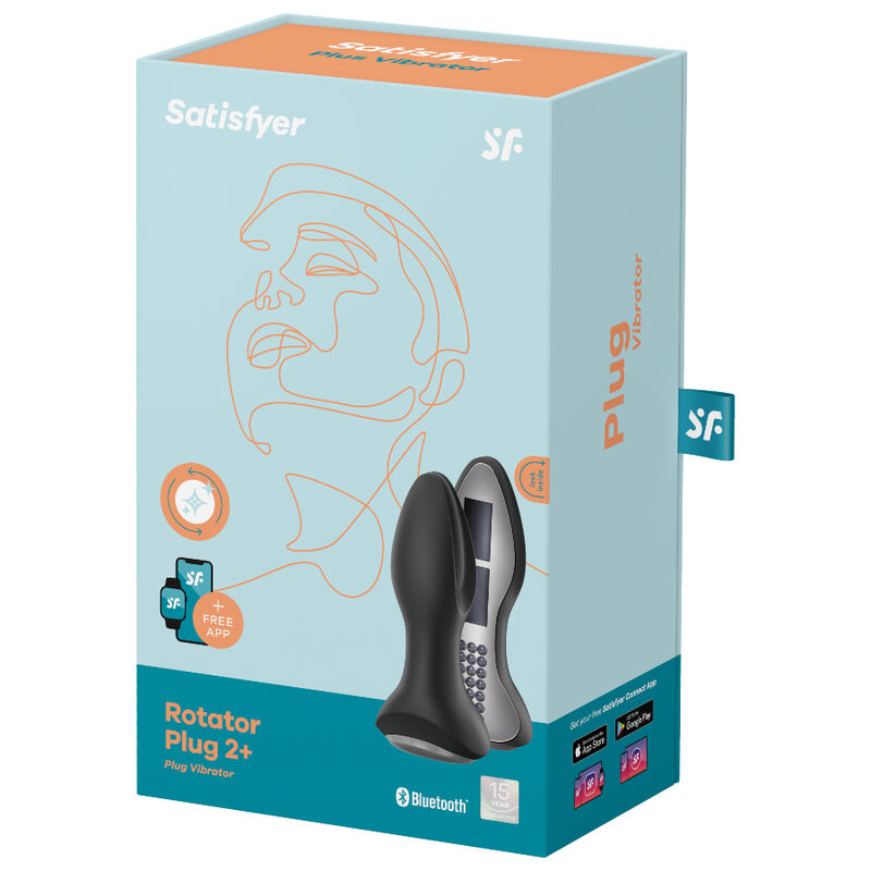 SATISFYER - Rotator Plug 2+ vibrierender Plug App