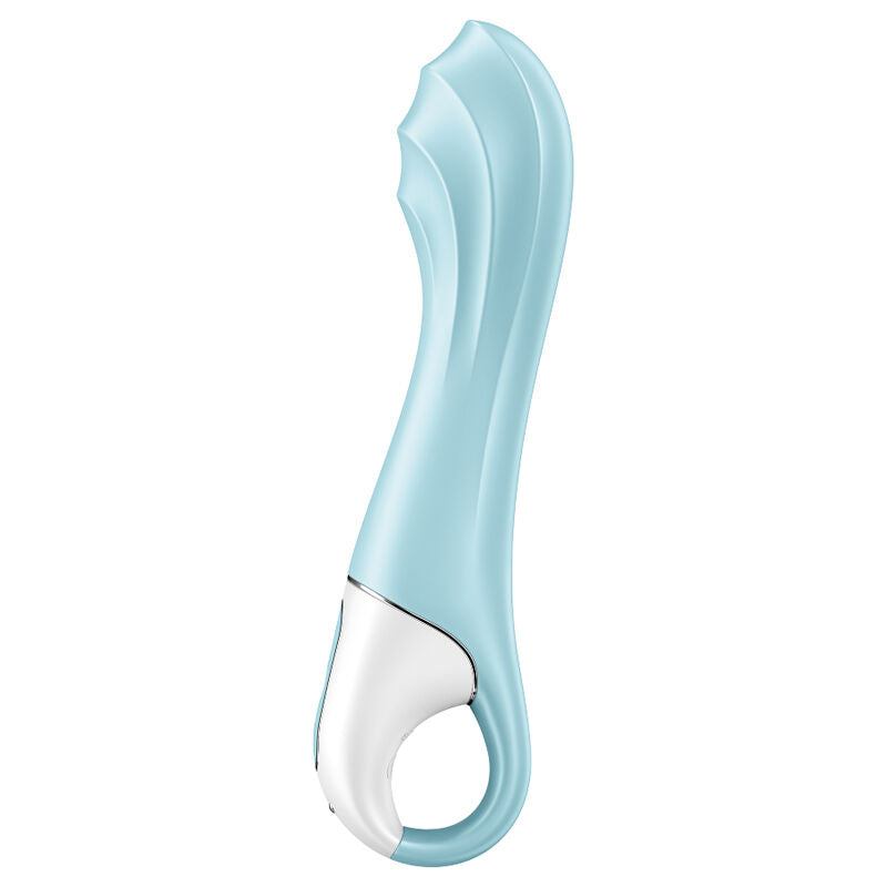 SATISFYER - Air Pump Vibrator 5+ aufblasbarer G-Spot-Vibrator App Blau