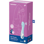 SATISFYER - Air Pump Vibrator 5+ aufblasbarer G-Spot-Vibrator App Blau