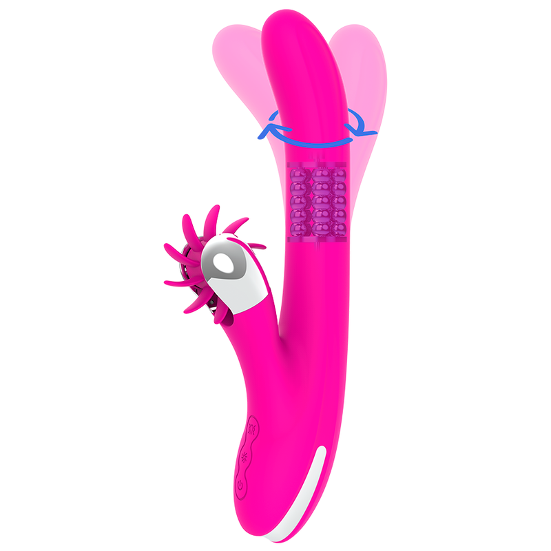 DIVERSIA - Rabbit-Vibrator mit Rotation, 24 cm