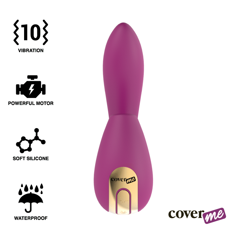 COVERME - Klitorisstimulator mit Saugfunktion & leistungsstarker G-Spot-Vibrator
