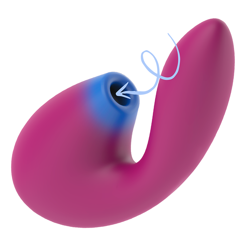 COVERME - Klitorisstimulator mit Saugfunktion & leistungsstarker G-Spot-Vibrator
