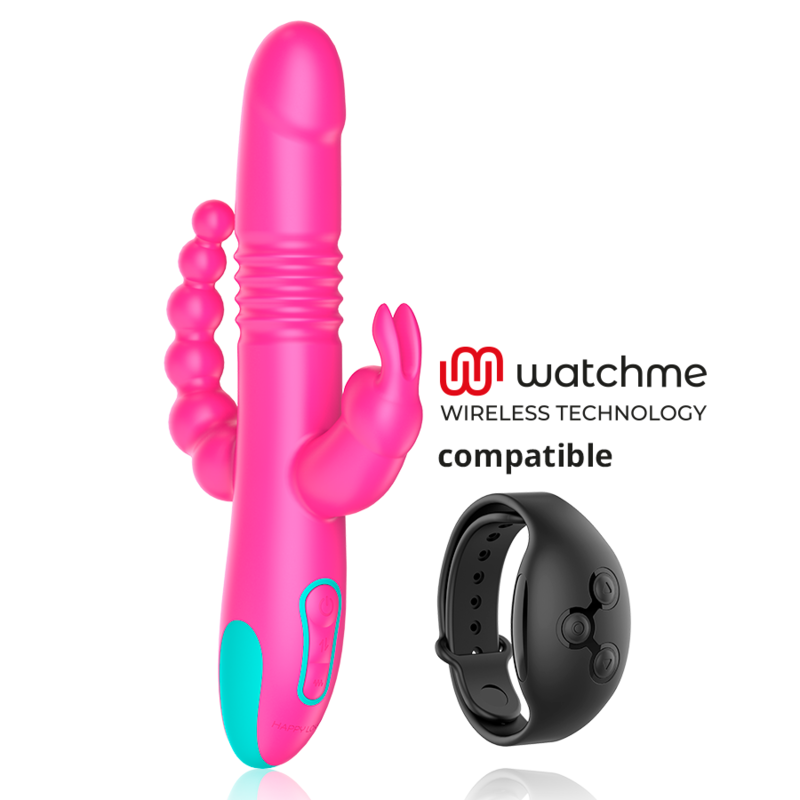 HAPPY LOKY - Donald Dreifachstimulator für Anal-, G-Punkt- und Klitorisstimulation, WatchMe-kompatibel