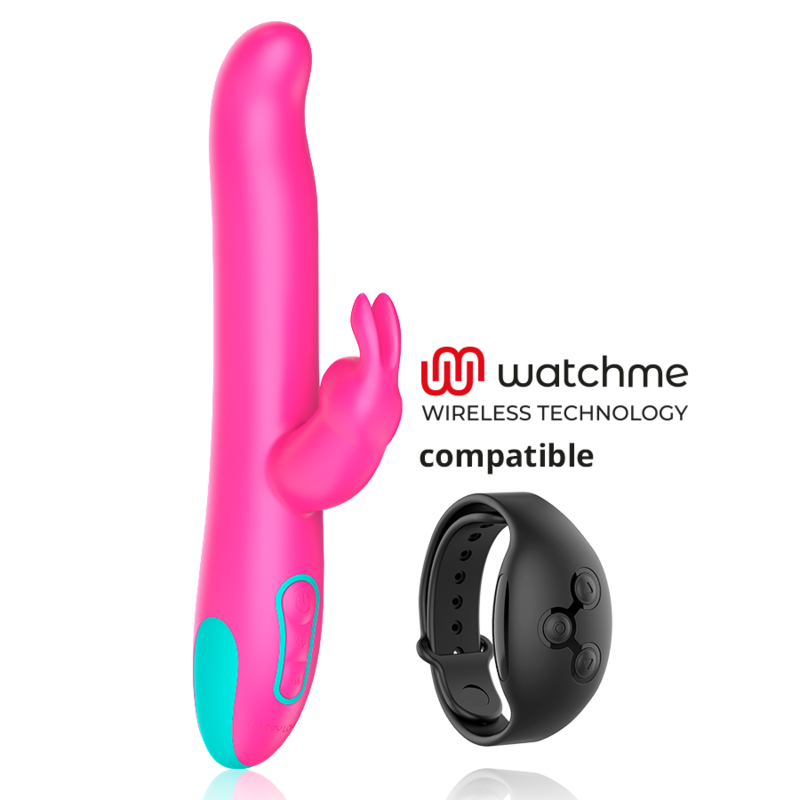 HAPPY LOKY - Pluto Rabbit-Vibrator mit Rotation, WatchMe-kompatibel