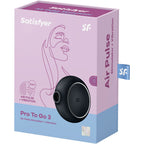SATISFYER - PRO TO GO 3 DOPPELTER LUFTPULSSTIMULATOR & VIBRATOR BLAU