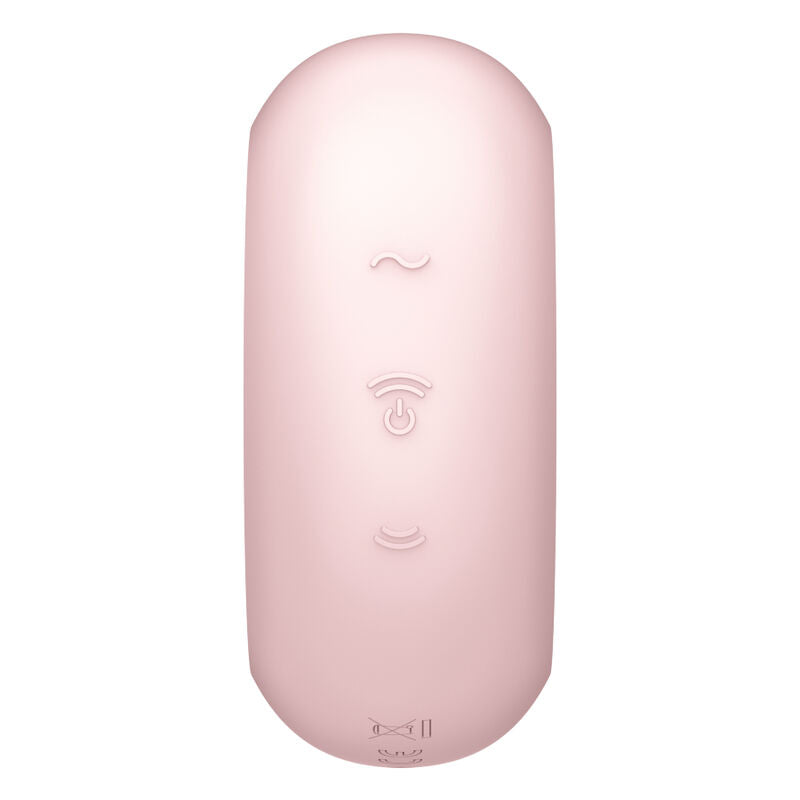 SATISFYER - PRO TO GO 3 DOPPELTER LUFTPULSSTIMULATOR & VIBRATOR BLAU
